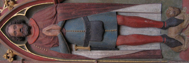 Germany Frankfurt am Main St Bartholomeus Cathedral Gentleman and Wife 1370